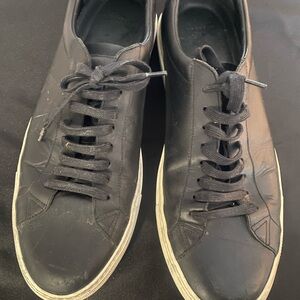Givenchy Black Leather Men's Sneakers